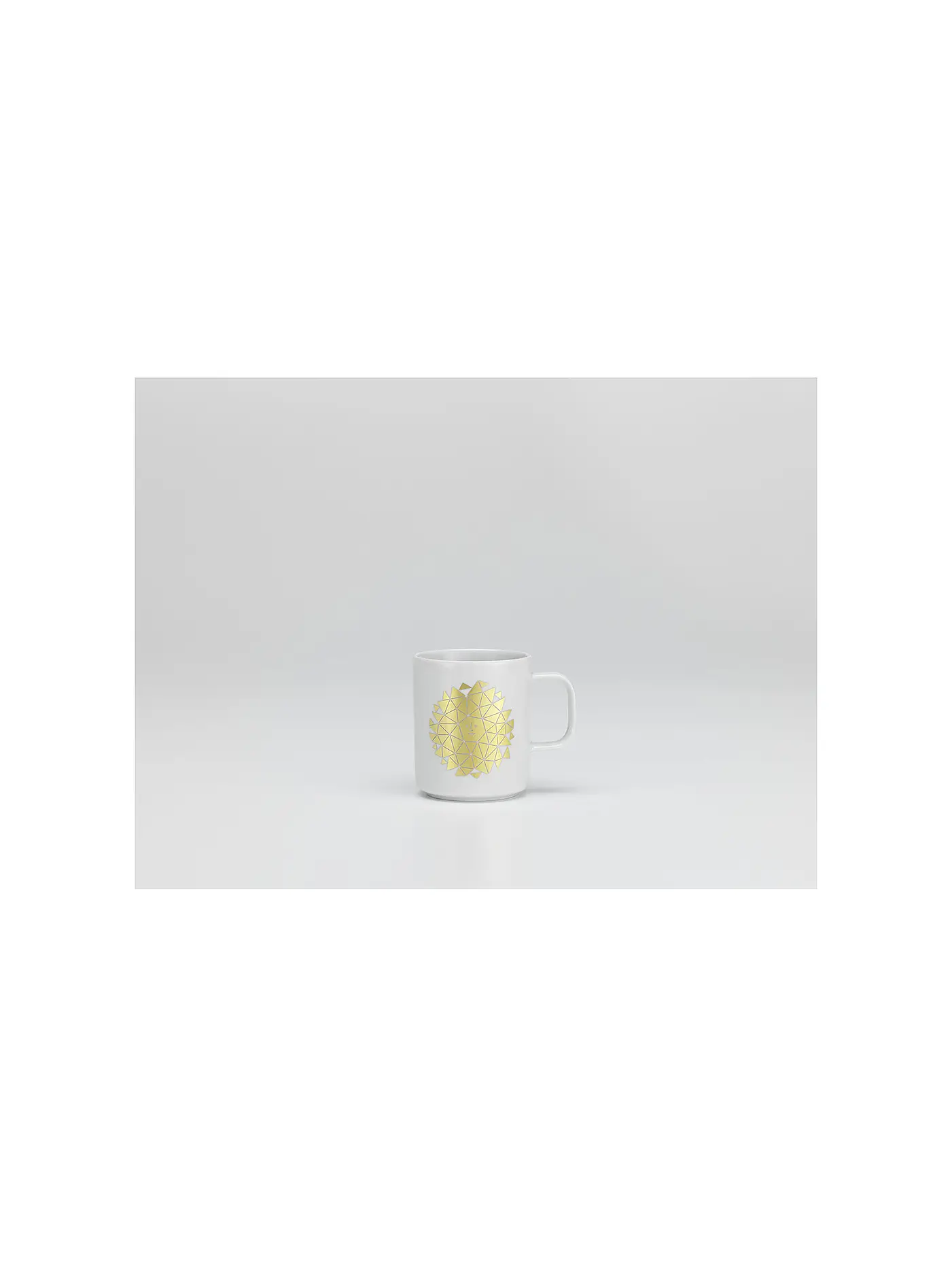VITRA | Henkelbecher - Tasse Coffee Mug  Love Heart Gold | gold